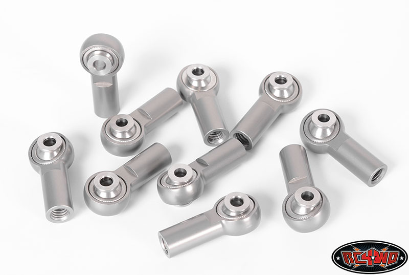 M6 High Precision Billet Tie Rod End w/M4 Ball (Gunmetal) (10)